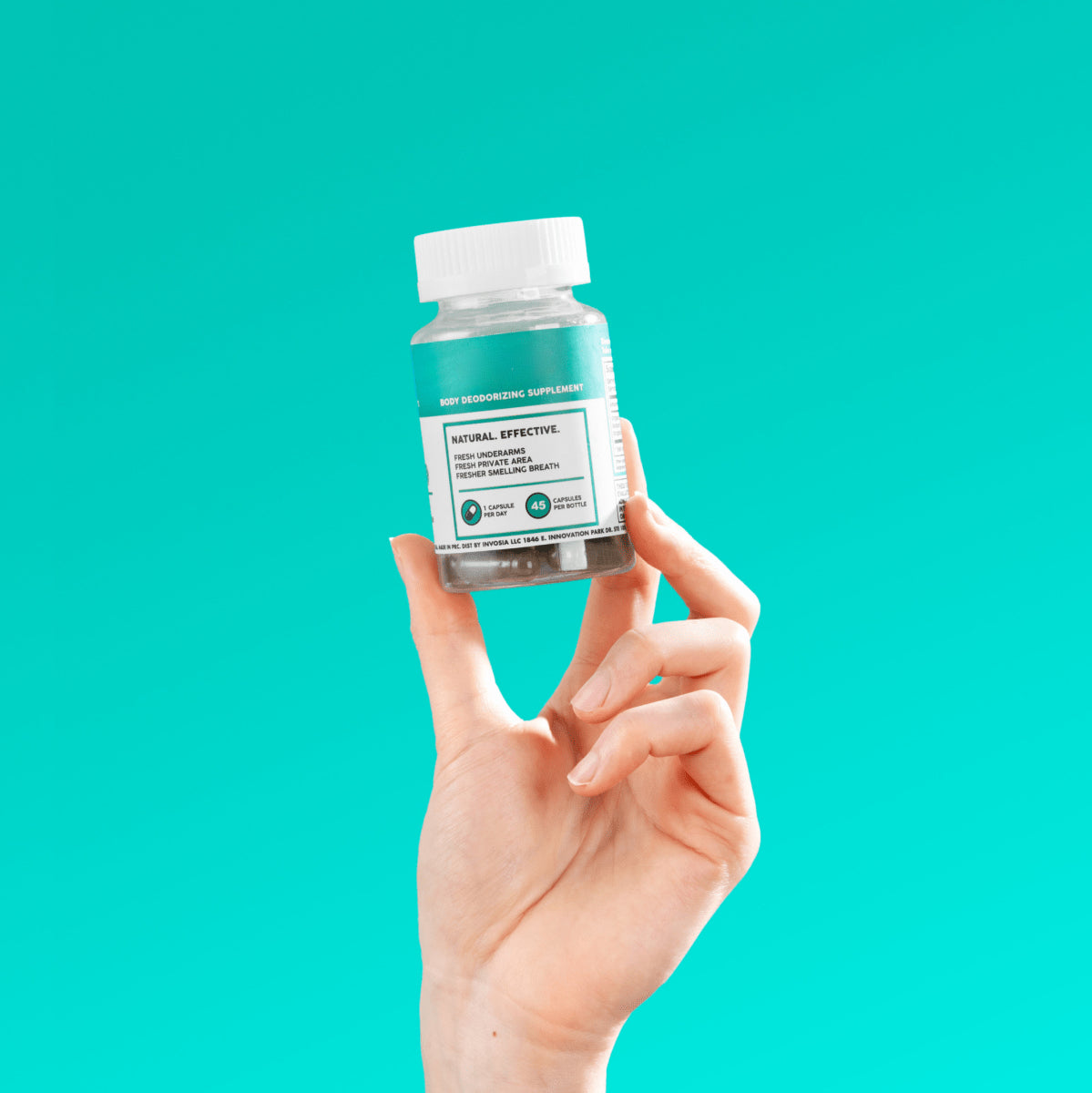 Body Deodorizer Internal Deodorant Supplement - Chlorophyll Pills for Full Body Freshness
