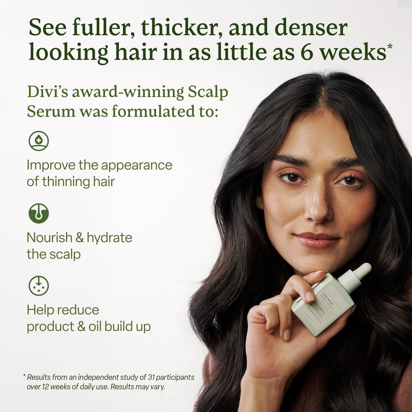 Healthy Scalp & Hair Serum – Lightweight Botanical Formula, 30 ml