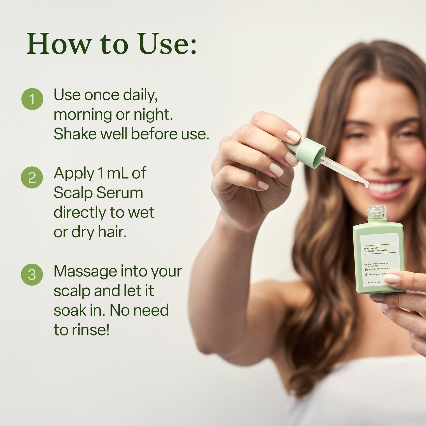 Healthy Scalp & Hair Serum – Lightweight Botanical Formula, 30 ml