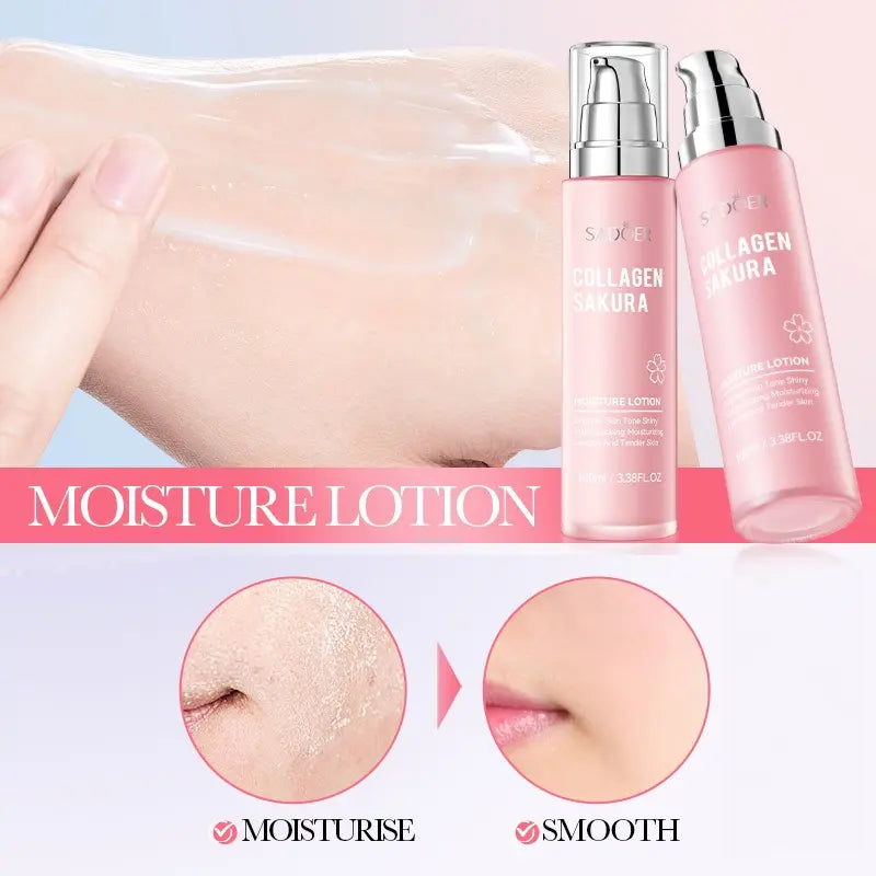 Sakura Collagen Hydrating Skincare Set – Glow & Moisture Care
