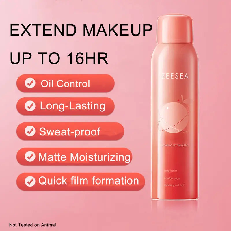 ZEESEA Vitamin C Mattifying Setting Spray – Waterproof Makeup Fixer for Long-Lasting Fresh Finish