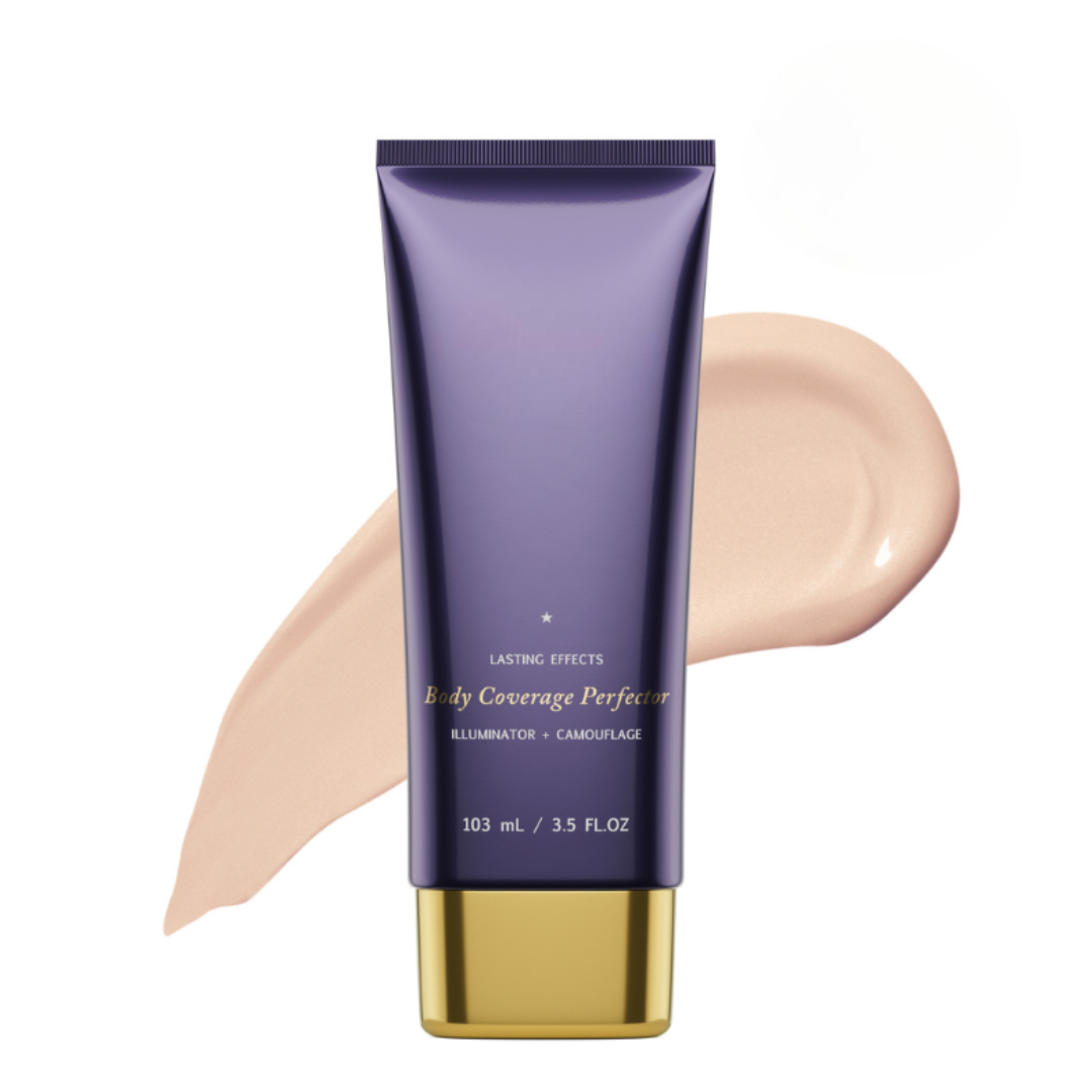 Body Coverage Perfector in Fair shade with light beige swatch showing smooth illuminating formula