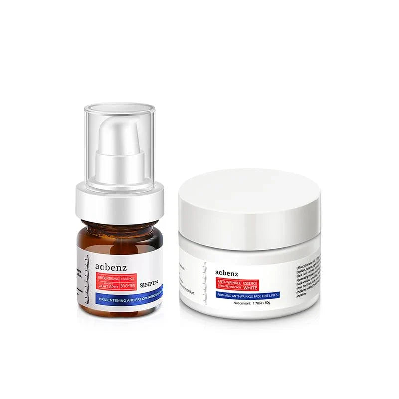 AOBENZ Niacinamide Serum + Anti-Aging Cream Set – 2pcs