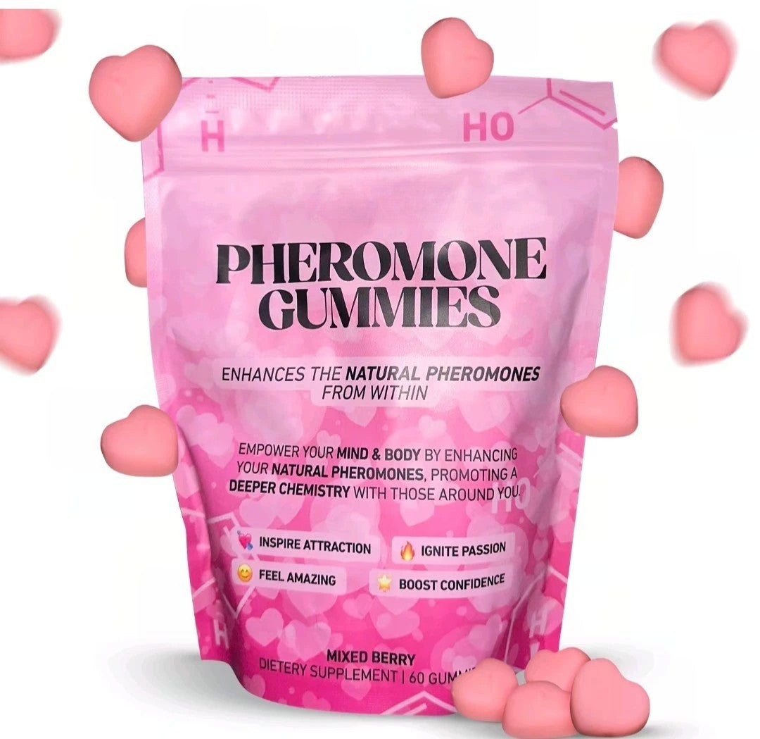 Pheromone Gummies – Mixed Berry Flavor, 60 Count (30 Days)