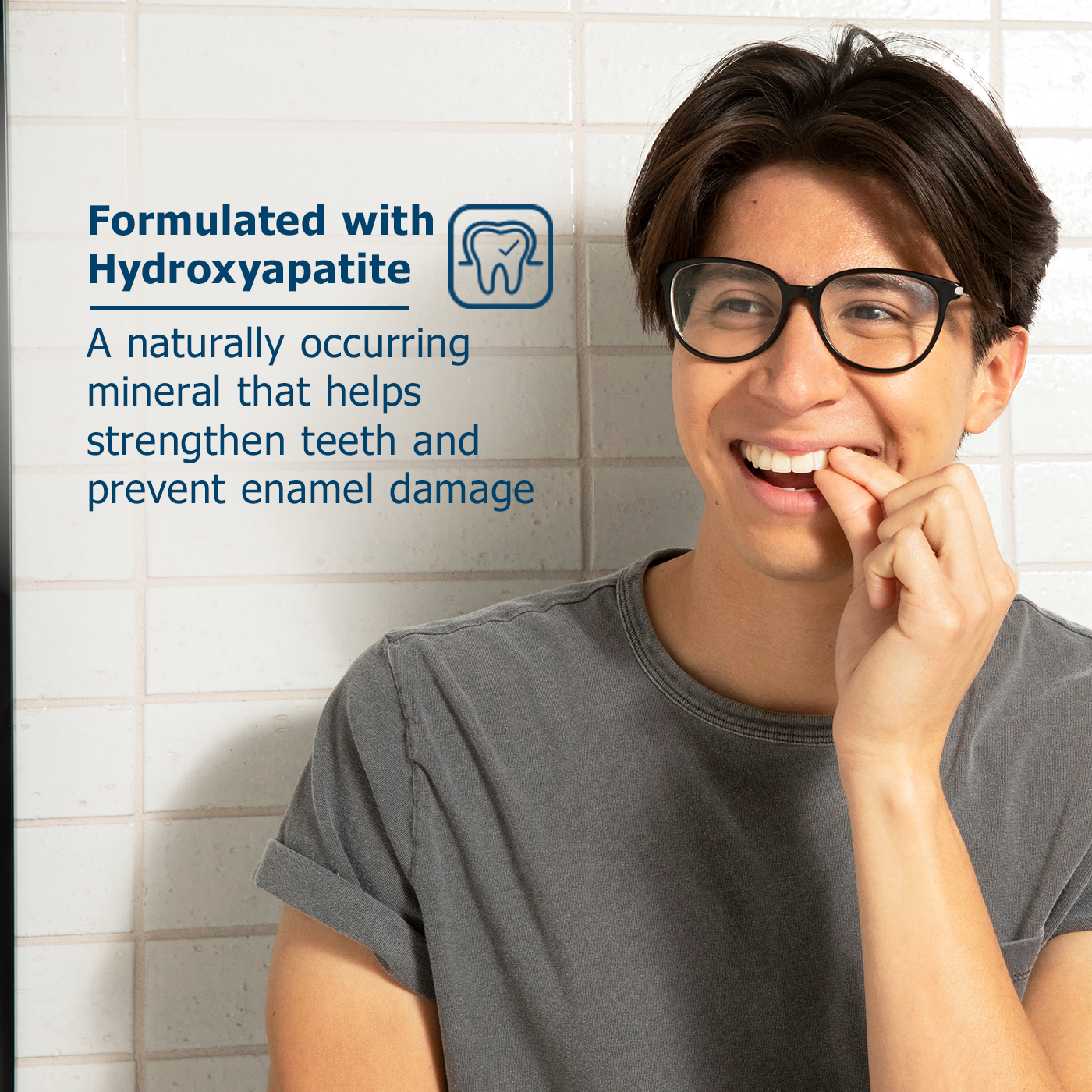 Dissolving Teeth Whitening Strips with Hydroxyapatite - Easy, Enamel-Safe Whitening Solution