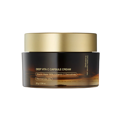 Glass Skin Duo for Uneven Skin – Deep Vita C Facial Pads & Deep Vitamin C Golden Capsule Face Moisturizer