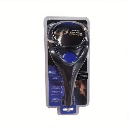Men's Manual Back Shaver – Safe Blade, Ergonomic Handle, Power-Free Operation