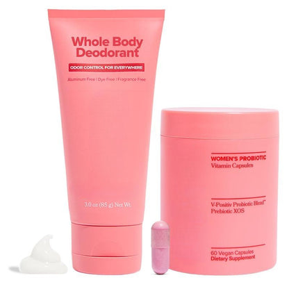 Always Fresh Kit – Women's Probiotics & Whole Body Deodorant Duo