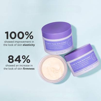 Sculpt & Tone Arm Cream – Hydrating Body Moisturizer, 4 oz