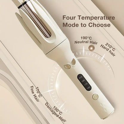 Genai Automatic Hair Curler – 28mm Barrel, 4 Temp Modes & Safety Features