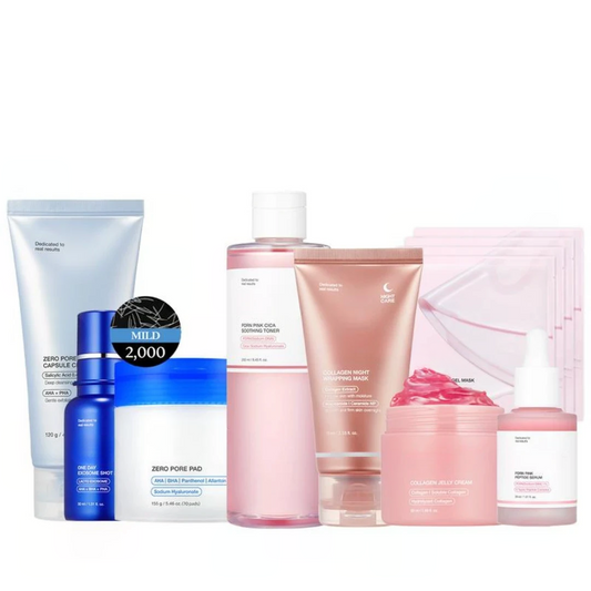 Affordable Glass Glow Skincare Set - Includes 8 Top-Selling Products for Gentle Skin Renewal