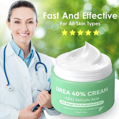 Urea Cream 40% + Salicylic Acid – Foot & Hand Cream, 5.29 oz