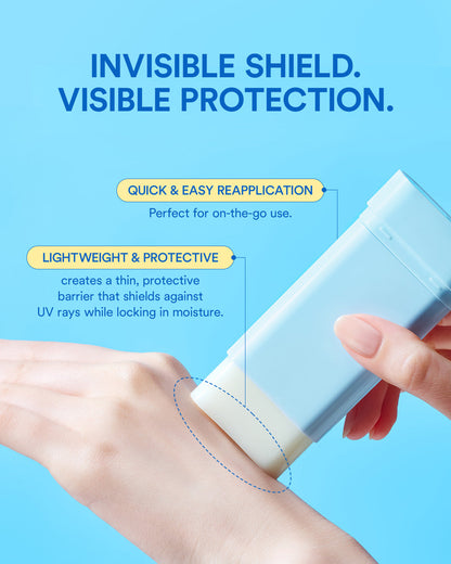 Cotton Airy Sun Stick – Lightweight SPF Sun Protection for Face, 0.67 oz