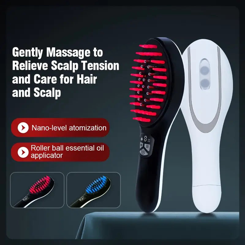 650W 2-in-1 Hair Dryer & Straightener Comb – Smooth Styling with Ionic Technology