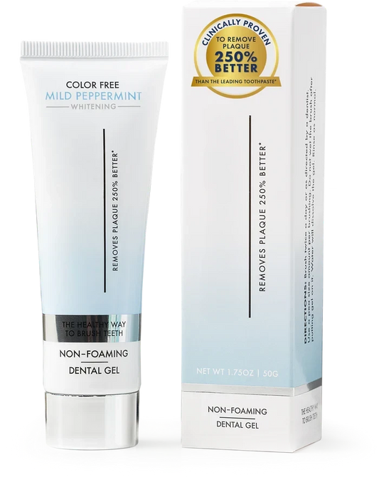 Gel Toothpaste – Mild Peppermint, Non-Foaming Formula