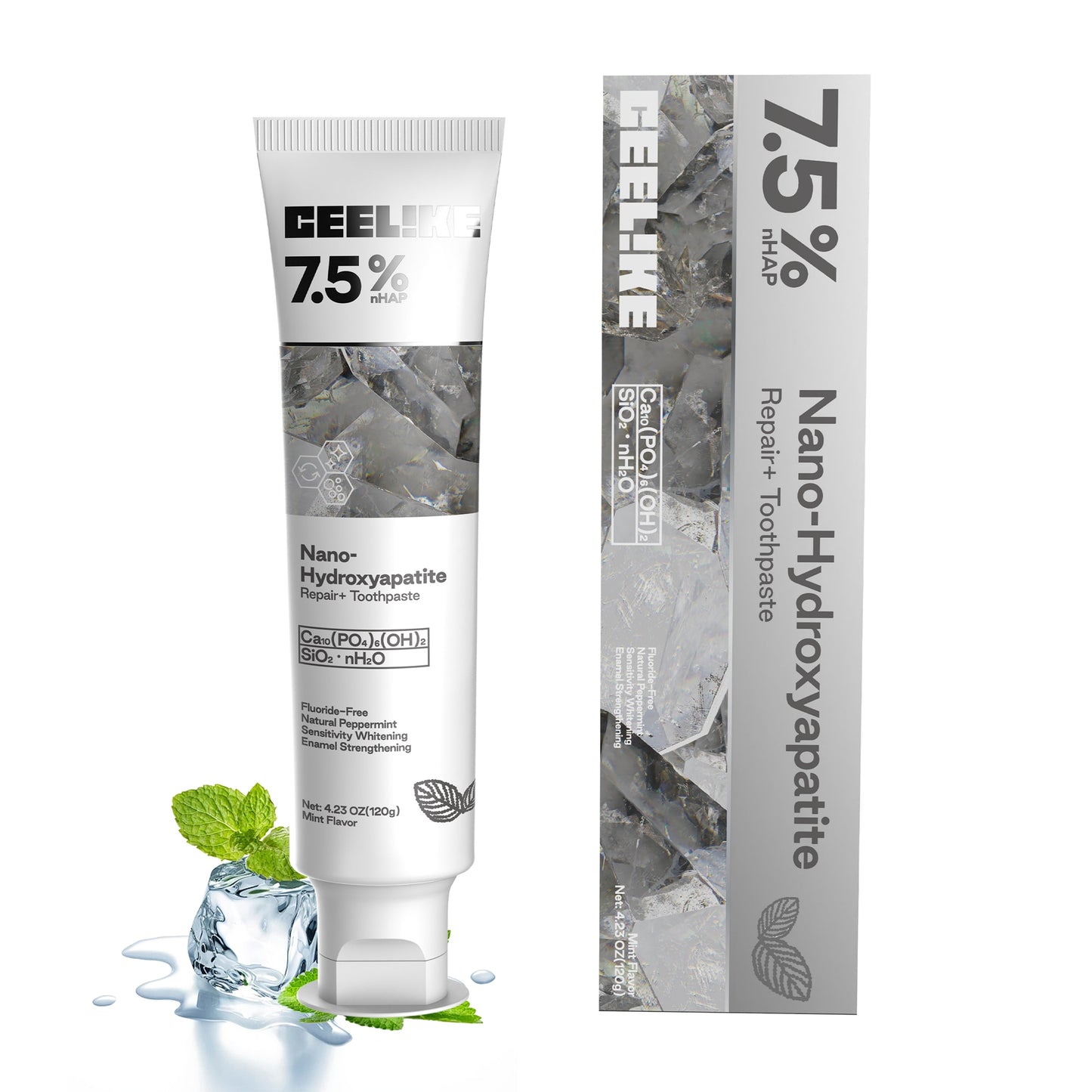 CEELIKE Nano Hydroxyapatite Toothpaste – Enamel Protection, 4.23oz