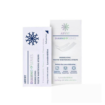 Dissolving Teeth Whitening Strips with Hydroxyapatite - Easy, Enamel-Safe Whitening Solution