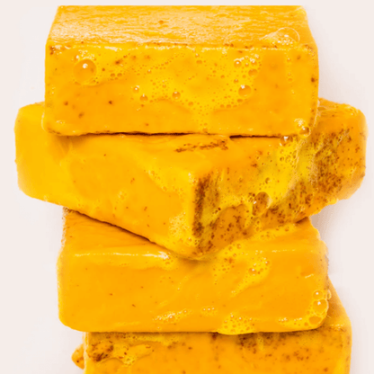 Lemon Turmeric Kojic Acid Soap – Brightening Face & Body Bar