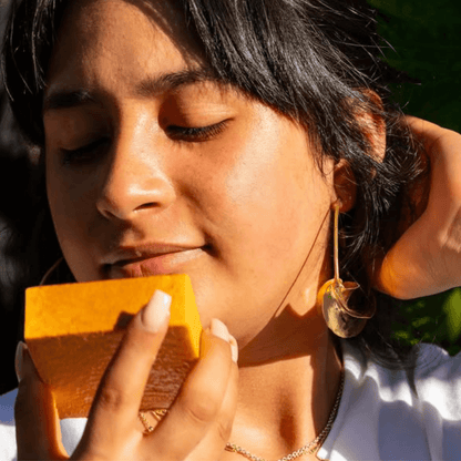 Lemon Turmeric Kojic Acid Soap – Brightening Face & Body Bar