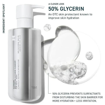 Skin Gleanser Face & Body Wash – Unscented, 13.5 oz Pump
