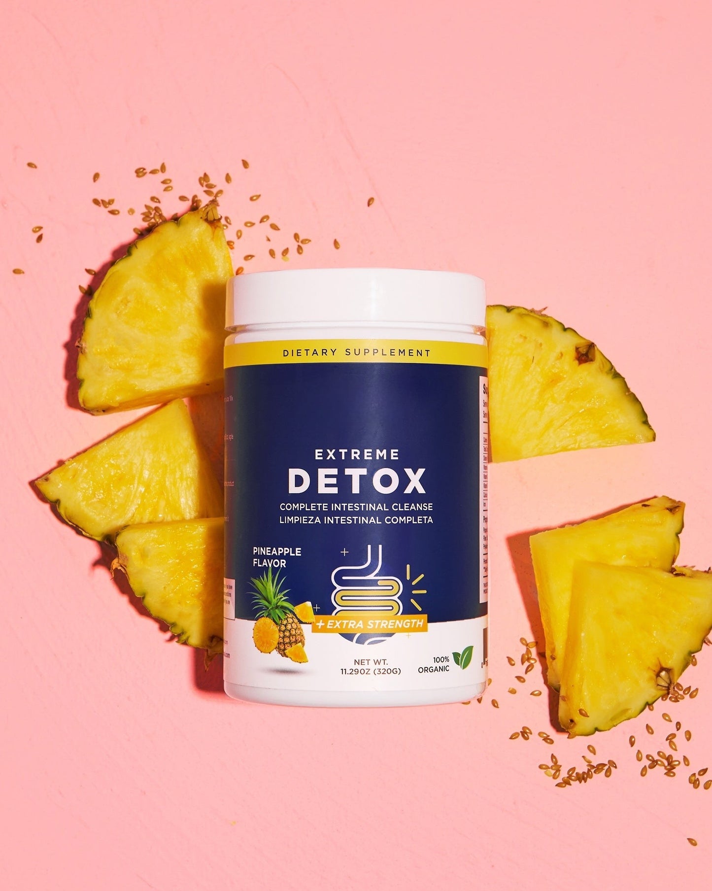 Extreme Detox Powder – Plant-Based Daily Greens Drink Mix, 14.1 oz