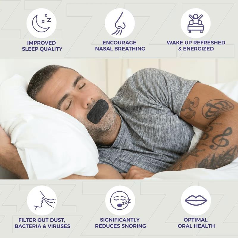 Ultra Breathable Mouth Tape – 30-Pack for Comfortable, Quiet Sleep