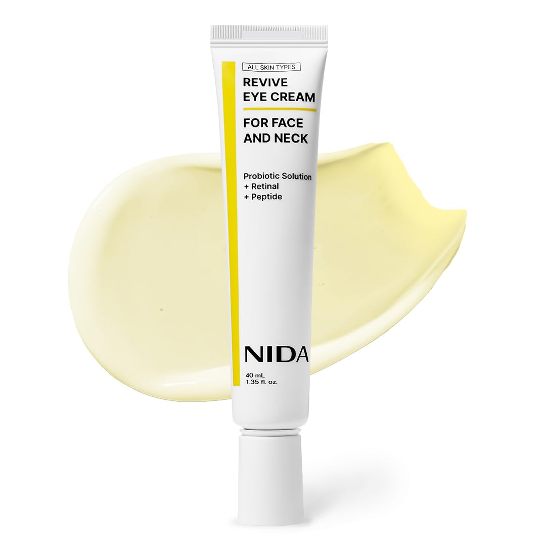 NIDA Revive Eye Cream – Peptides & Retinal, 1.35 fl oz (40ml)