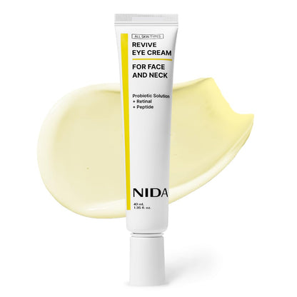 NIDA Revive Eye Cream – Peptides & Retinal, 1.35 fl oz (40ml)