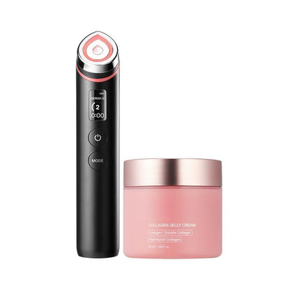 310M Celebrity Glass Skin Duo – Skincare Device + Collagen Jelly Cream or Deep Vita C Cream