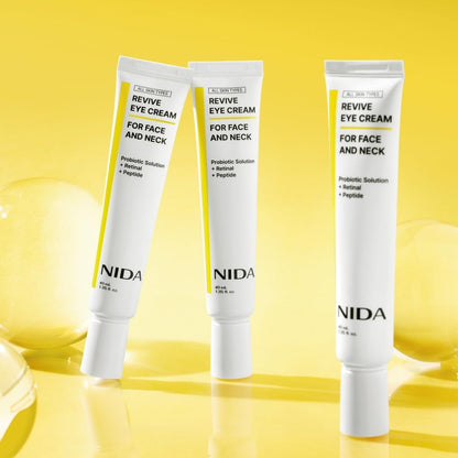 NIDA Revive Eye Cream – Peptides & Retinal, 1.35 fl oz (40ml)