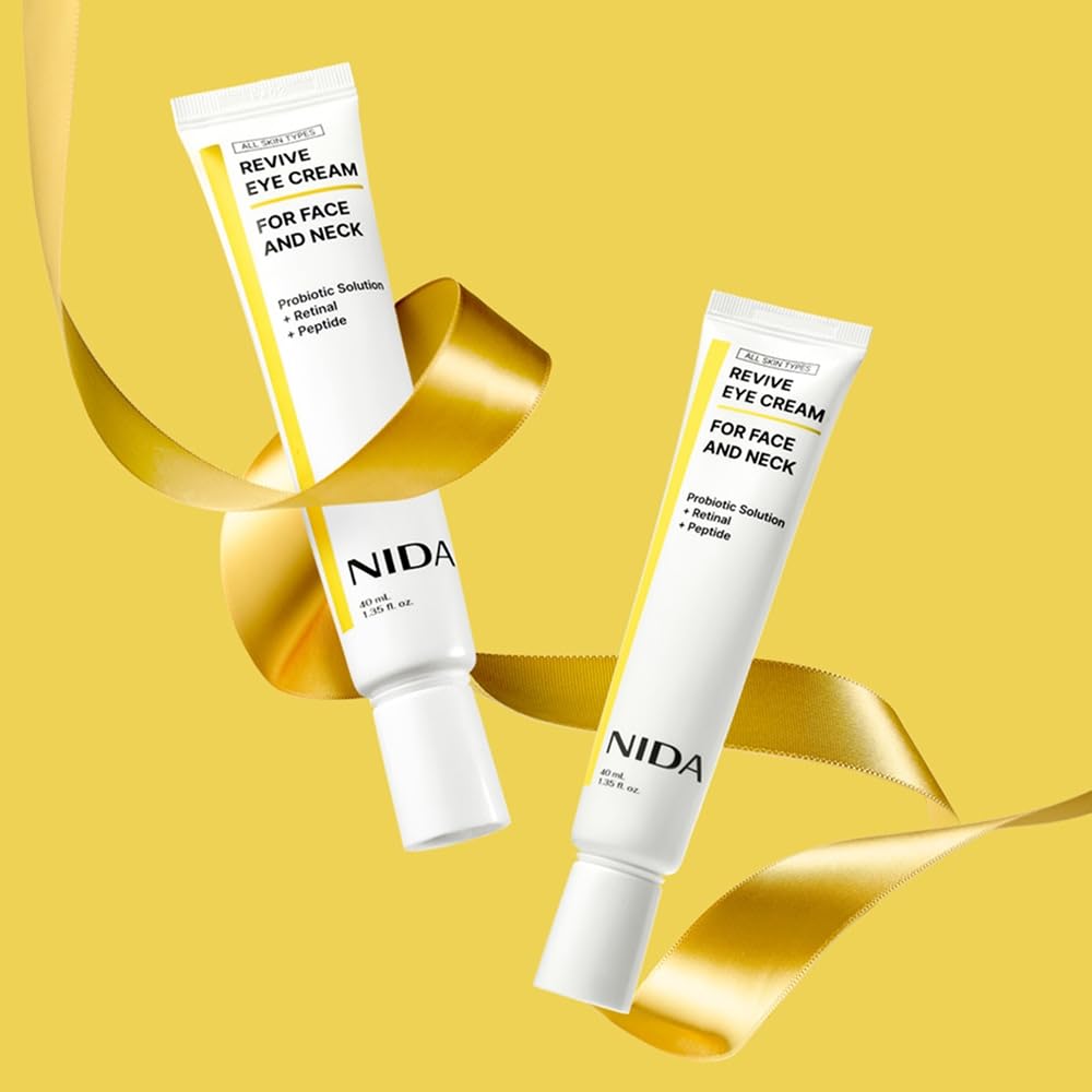 NIDA Revive Eye Cream – Peptides & Retinal, 1.35 fl oz (40ml)