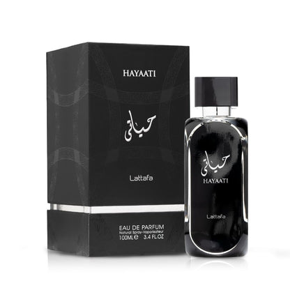Lattafa Hayaati Eau de Parfum Spray – Unisex Fragrance, 3.4 oz