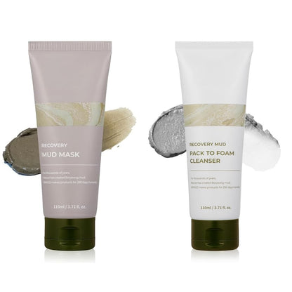 Relief Mud Mask + Foam Facial Cleanser Bundle