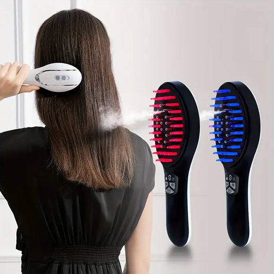 650W 2-in-1 Hair Dryer & Straightener Comb – Smooth Styling with Ionic Technology