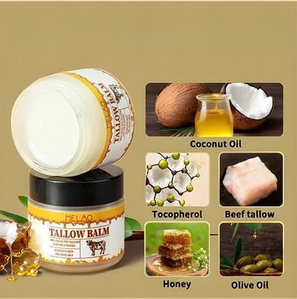OOKUU Tallow Moisturizer – Balm with Raw Honey for Dry Skin