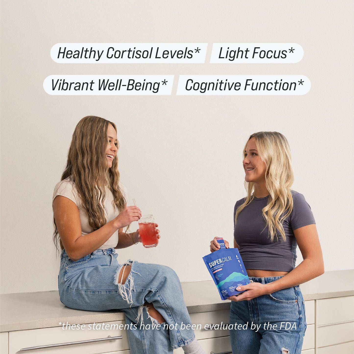Supercalm Drink Mix – Ashwagandha, Magnesium & D3, 30 Servings