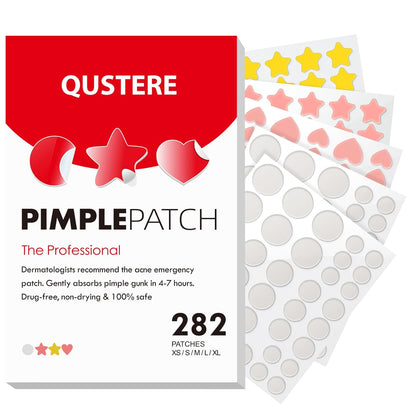 Pimple Patches for Face – Hydrocolloid Acne Stickers with Tea Tree & Cica