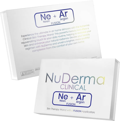 NuDerma Clinical Skin Therapy Wand – 6-Piece Skincare Tool Set