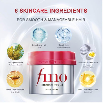 Fino Premium Touch Hair Mask – Deep Conditioning Treatment, 230g