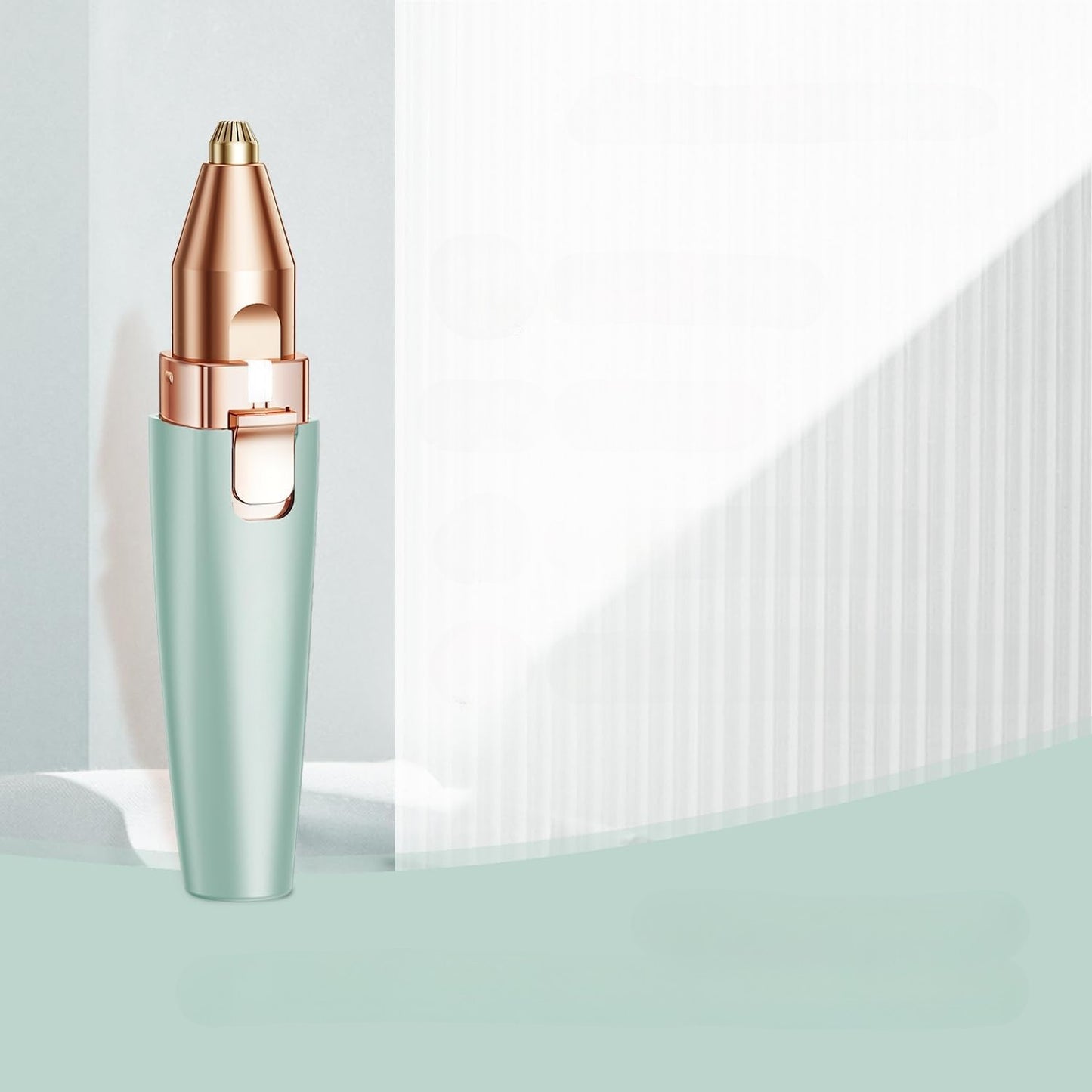 2-in-1 Eyebrow & Facial Trimmer – Rechargeable, Painless Hair Remover