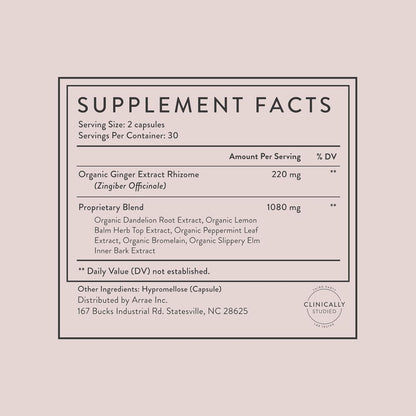 Bloating Relief Digestive Enzymes – Gas & Bloat Support, 60ct