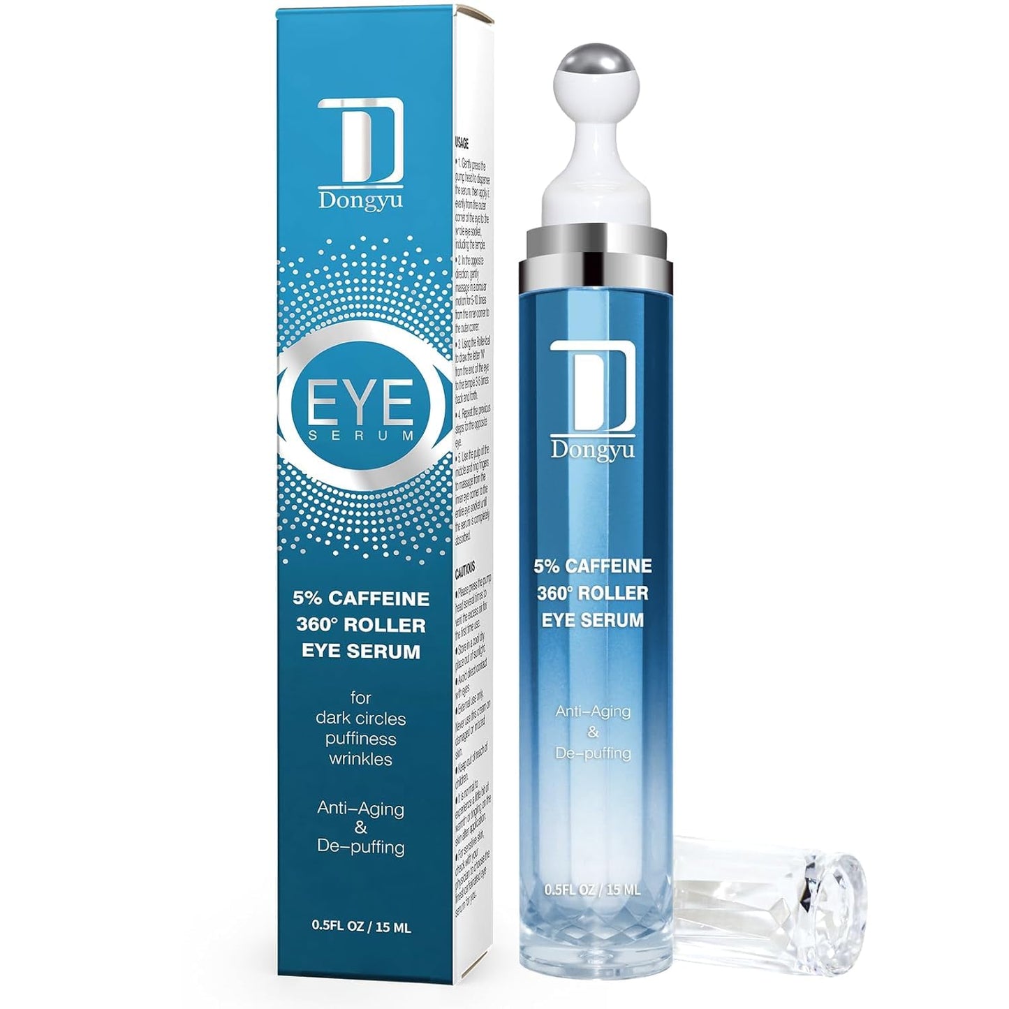 Dongyu Caffeine Eye Cream – Dark Circles & Puffiness, 30ml