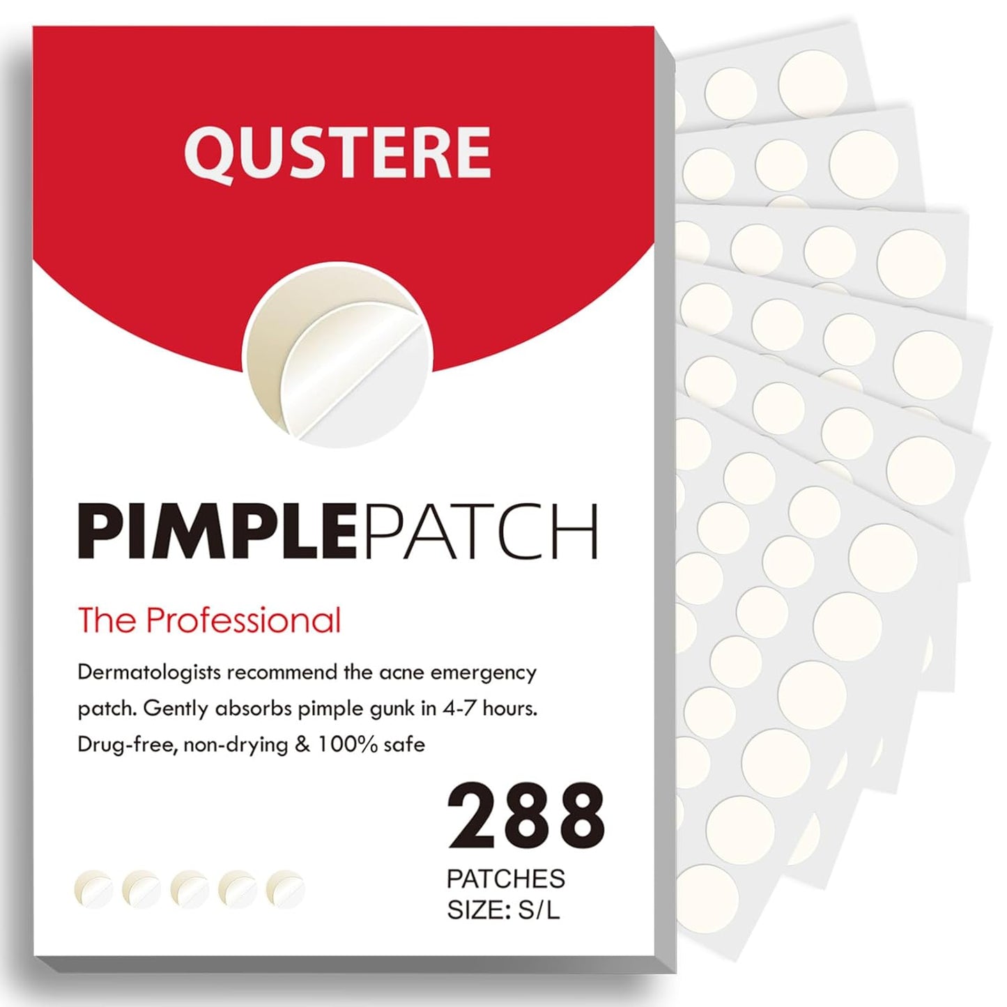 Pimple Patches for Face – Hydrocolloid Acne Stickers with Tea Tree & Cica
