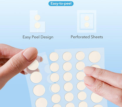 Pimple Patches for Face – Hydrocolloid Acne Stickers with Tea Tree & Cica