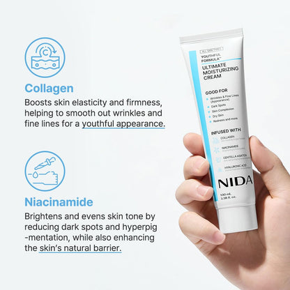 NIDA Youthful Formula Ultimate Moisturizing Cream – 100ml