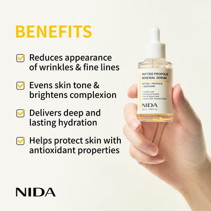 NIDA Peptide Propolis Renewal Serum – Firming Care, 50ml