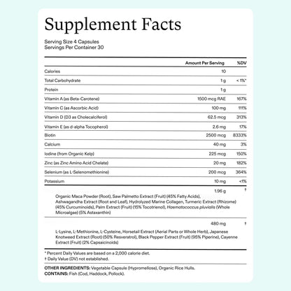 Women's Balance Hair Growth Supplements, Ages 45 and Up