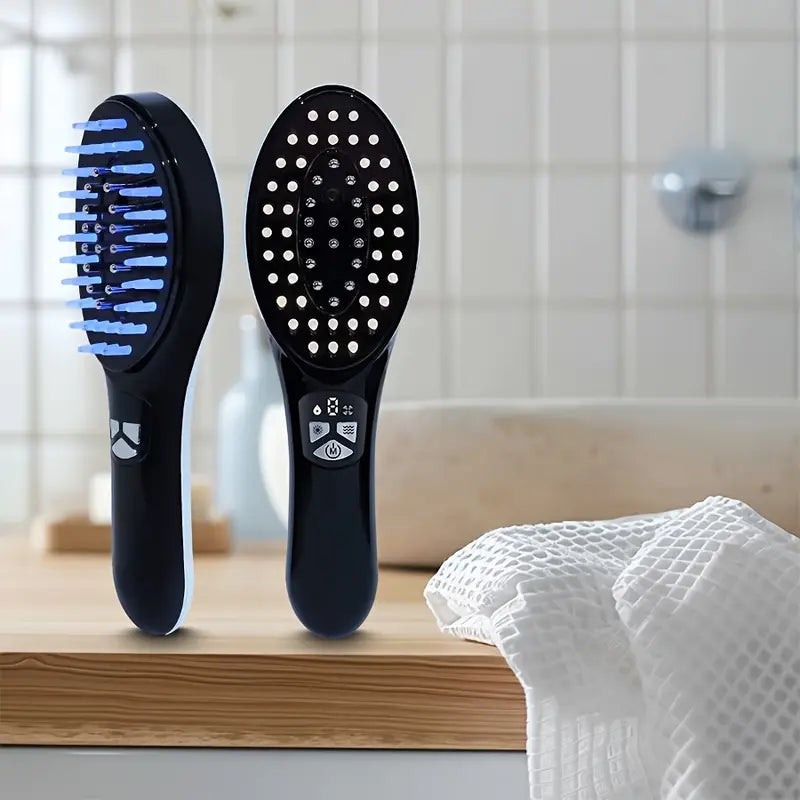650W 2-in-1 Hair Dryer & Straightener Comb – Smooth Styling with Ionic Technology
