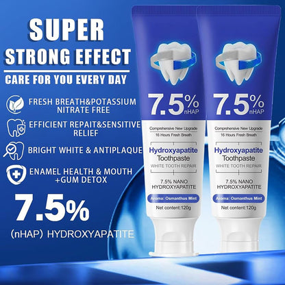 Hydroxyapatite Toothpaste – Fluoride-Free, 4.23 oz