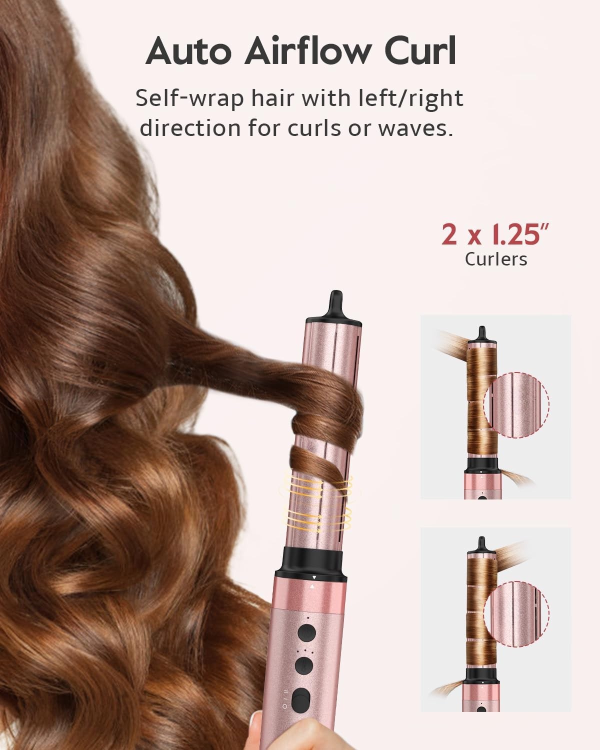 5-in-1 Hot Air Styler – Hair Dryer Brush & Volumizer, 1400W